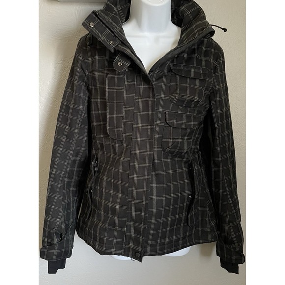 Bear Surfboards Jackets & Blazers - BEAR SURFBOARDS Snowboarding Coat Womens Size Medium Black EKO Series II